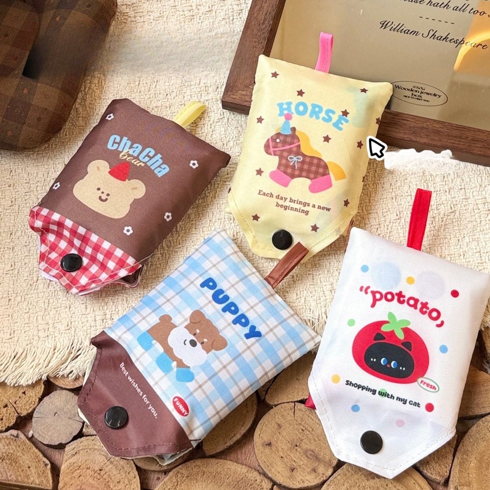 Foldable Reusable Shopping Bag Lightweight Eco Friendly Grocery Tote 7