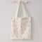 Tulip Print Canvas Tote Bag Reusable Floral Handbag Backpack 1