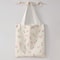 Tulip Print Canvas Tote Bag Reusable Floral Handbag Backpack 1