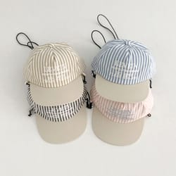 kids adjustable snapback cap breathable summer baseball hat for boys and girls