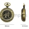 Vintage Pocket Watch Compass Antique Flip Compass For Hiking Travel Gift 2