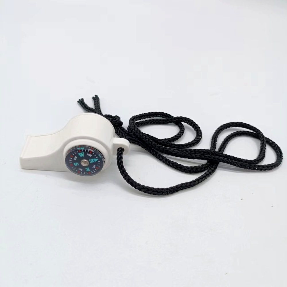 Emergency Survival Whistle with Compass and Thermometer Outdoor Safety Tool