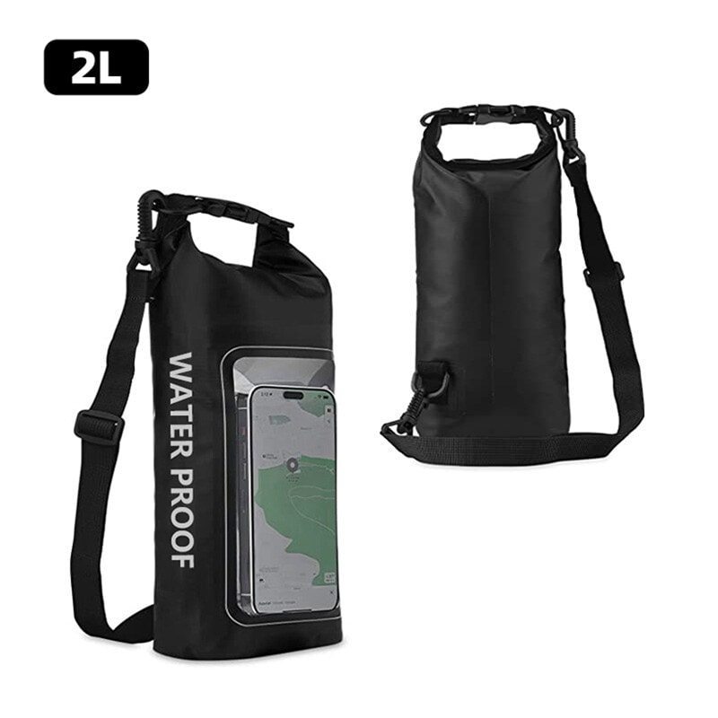 Waterproof Dry Bag With Touch Screen Window Lightweight Kayak Shoulder Bag For Outdoor Adventures 5