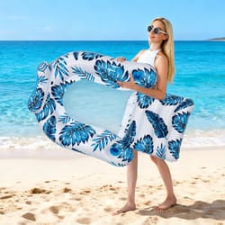 inflatable pool lounge chair floating seat for beach lake relaxation