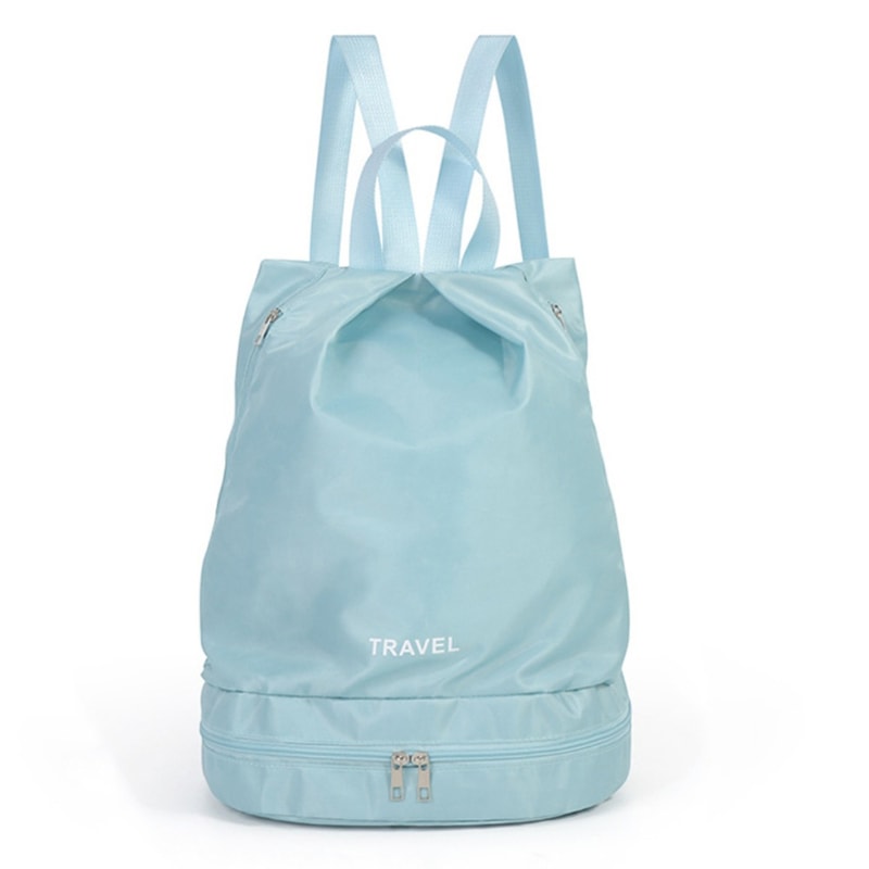 Waterproof Swim Backpack With Shoe Compartment Lightweight Dry Wet Sports Beach Bag 6