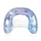 Inflatable Sequin Pool Float Chair U Shaped Lounge for Beach and Pool Relaxation