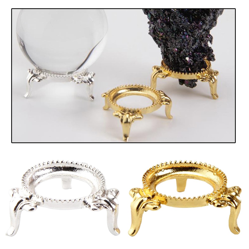 Minimalist Metal Crystal Ball Stand Display Holder For Spheres Stones And Decor 1