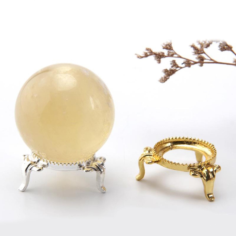 Minimalist Metal Crystal Ball Stand Display Holder For Spheres Stones And Decor 3