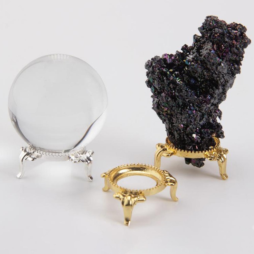 Minimalist Metal Crystal Ball Stand Display Holder For Spheres Stones And Decor 4