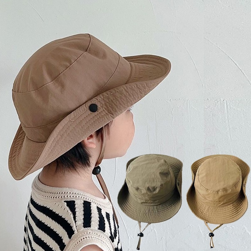 Kids Quick Dry Bucket Hat Lightweight Baby Sun Hat UV Protection Summer Cap