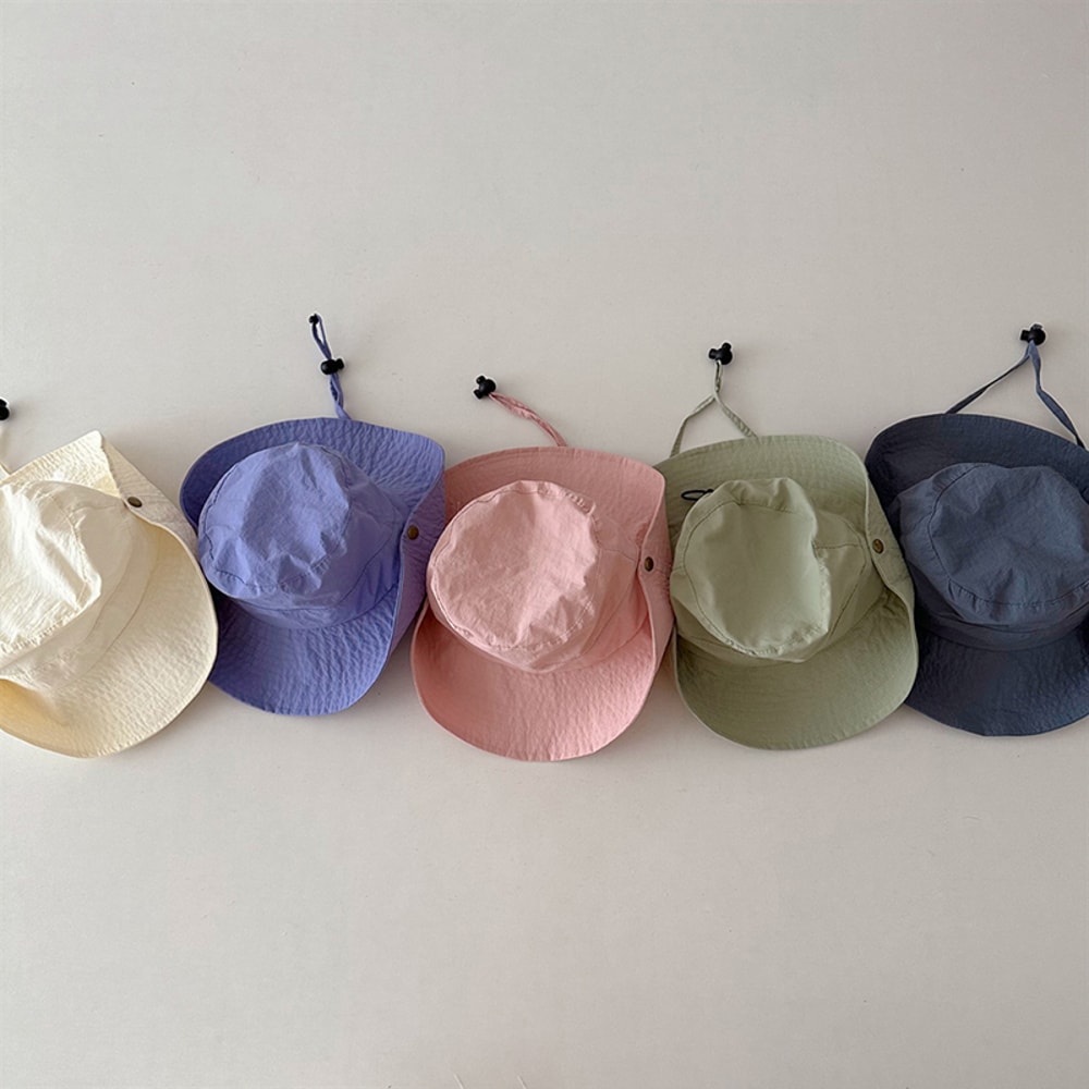 Kids Quick Dry Bucket Hat Lightweight Baby Sun Hat UV Protection Summer Cap