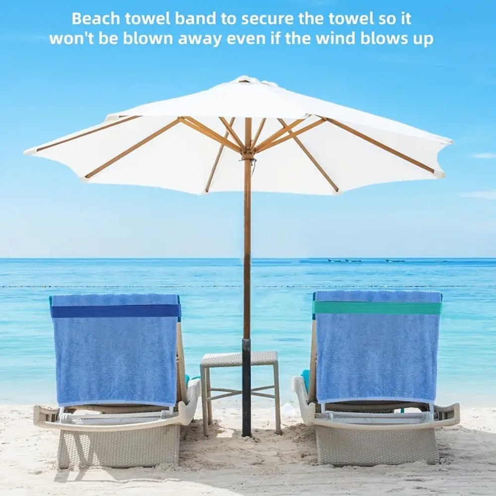 Beach Towel Bands Chair Clips Non Slip Towel Holder For Pool Cruise And Lounge Chairs 3