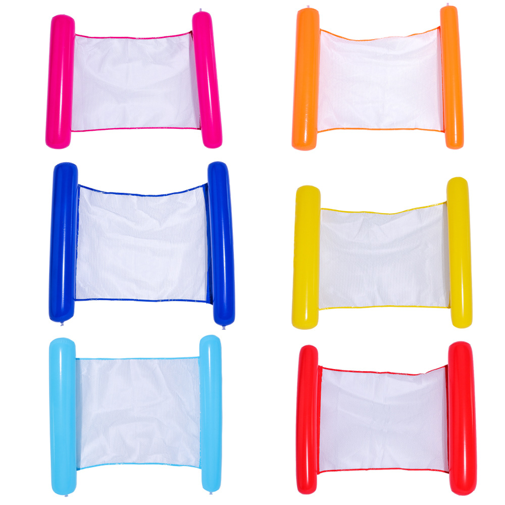 Inflatable Water Hammock Pool Float Foldable Lounge Chair For Beach And Swimming Relaxation 1