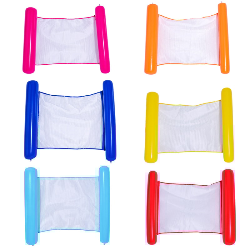 Inflatable Water Hammock Pool Float Foldable Lounge Chair For Beach And Swimming Relaxation 1