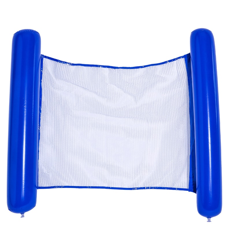 Inflatable Water Hammock Pool Float Foldable Lounge Chair For Beach And Swimming Relaxation 7
