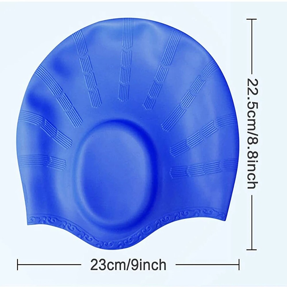 Silicone Waterproof Swimming Cap With Ear Protection For Men And Women 4