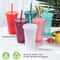 Reusable Glitter Party Cups With Lids And Straws For Summer Drinks And Events 1