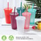 Reusable Glitter Party Cups With Lids And Straws For Summer Drinks And Events 1