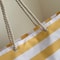Waterproof Foldable Beach Bag Large Striped Canvas Travel Tote 2