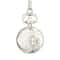 Vintage Dual Time Pocket Watch Necklace Roman Numeral Pendant Quartz Chain Watch 1