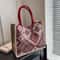 Ethnic Style Large Capacity Tote Bag Women Boho Shoulder Commuter Handbag 1