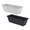 Rectangular Window Box Planter With Drainage Tray Indoor Outdoor Garden Pots Set 2