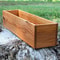 Rustic Wooden Planter Box For Succulents Decorative Outdoor Flower Pot 0