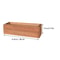 Rustic Wooden Planter Box For Succulents Decorative Outdoor Flower Pot 5