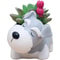 Cute Dog Succulent Planter Pot Mini Bonsai Desk Decor For Dog Lovers 2