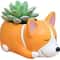 Cute Dog Succulent Planter Pot Mini Bonsai Desk Decor For Dog Lovers 3