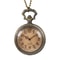 Retro Digital Pocket Watch With Flip Cover Quartz Chain Necklace For Men 0