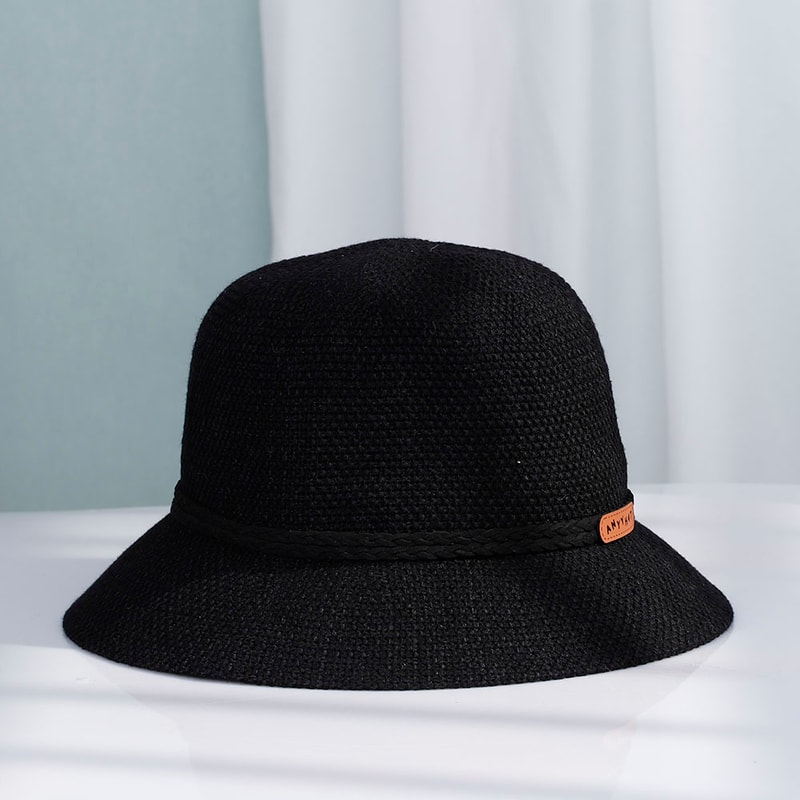 Foldable Womens Straw Sun Visor Hat UV Protection Beach Travel Cap 8