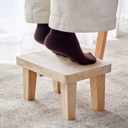 japanese minimalist wooden stool small shoe changing ottoman for living room entryway