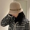 Wool Bucket Hat Winter Cashmere Blend Warm Unisex Fashion Cap With Belt Detail 1