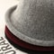 Women Winter Wool Fedora Hat Knitted British Rolled Brim Topper