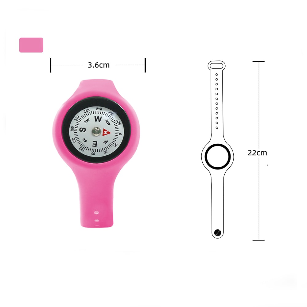 Outdoor Wrist Compass Watch Survival Navigation Bracelet For Hiking Camping Travel 2