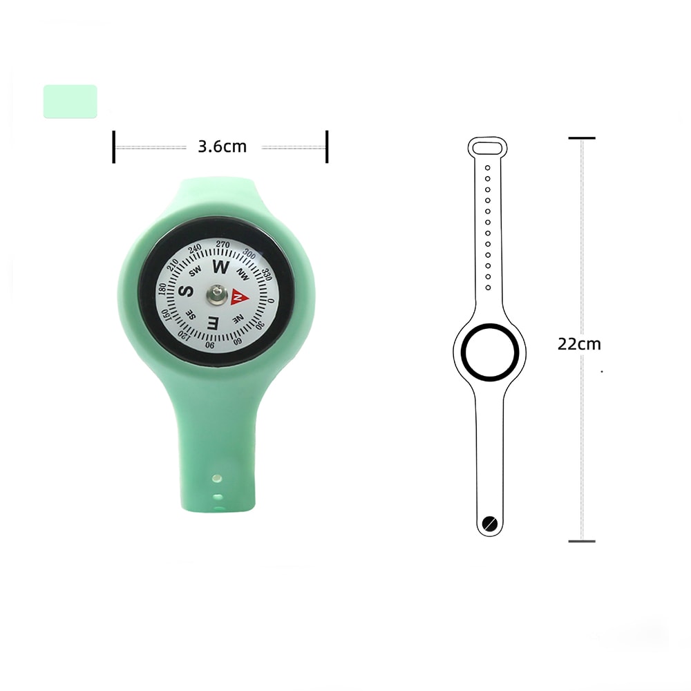 Outdoor Wrist Compass Watch Survival Navigation Bracelet For Hiking Camping Travel 5