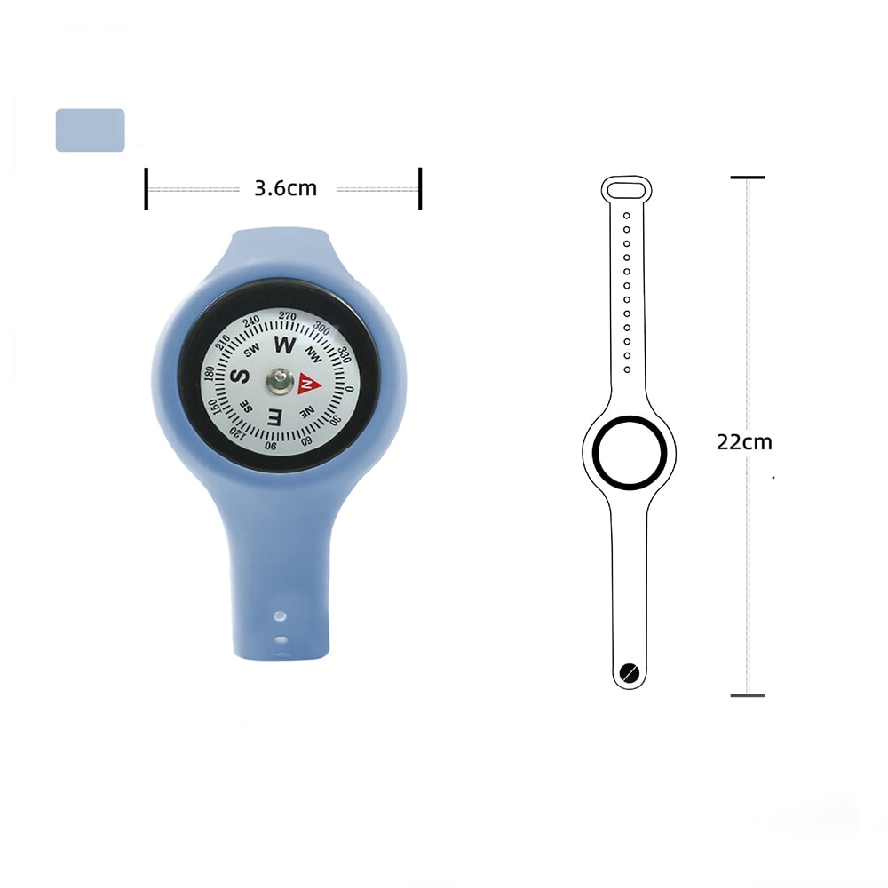 Outdoor Wrist Compass Watch Survival Navigation Bracelet For Hiking Camping Travel 6