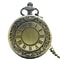 Vintage Steampunk Pocket Watch Necklace Roman Dial Quartz Antique Pendant 5