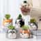 Cute Ceramic Dog Flower Pot Cartoon Succulent Planter Decorative Indoor Plant Holder 0