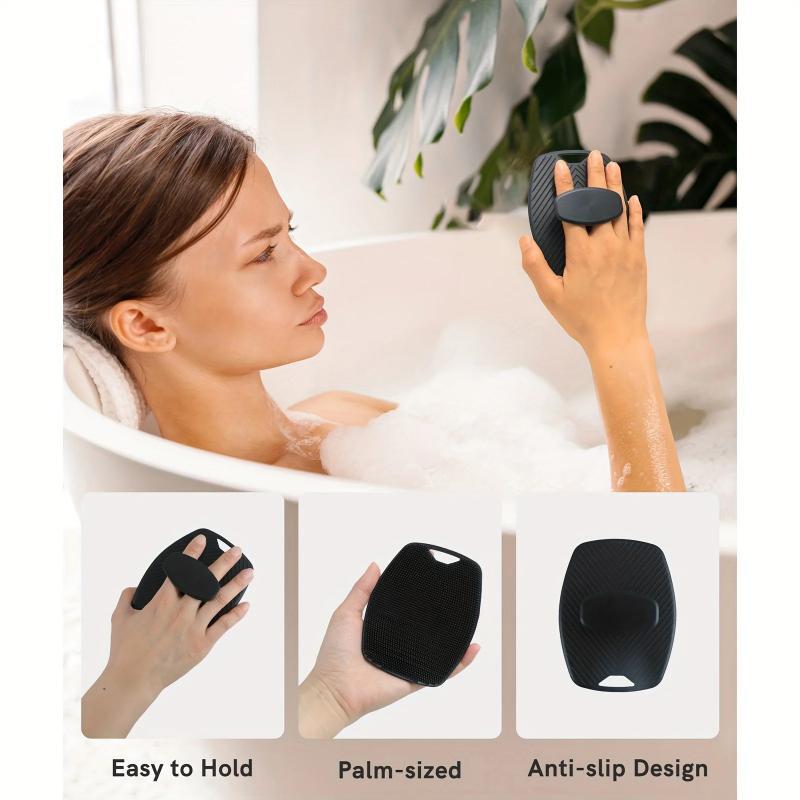 Silicone Exfoliating Bath Brush Wall Mounted Body And Face Cleaning Scrubber 6