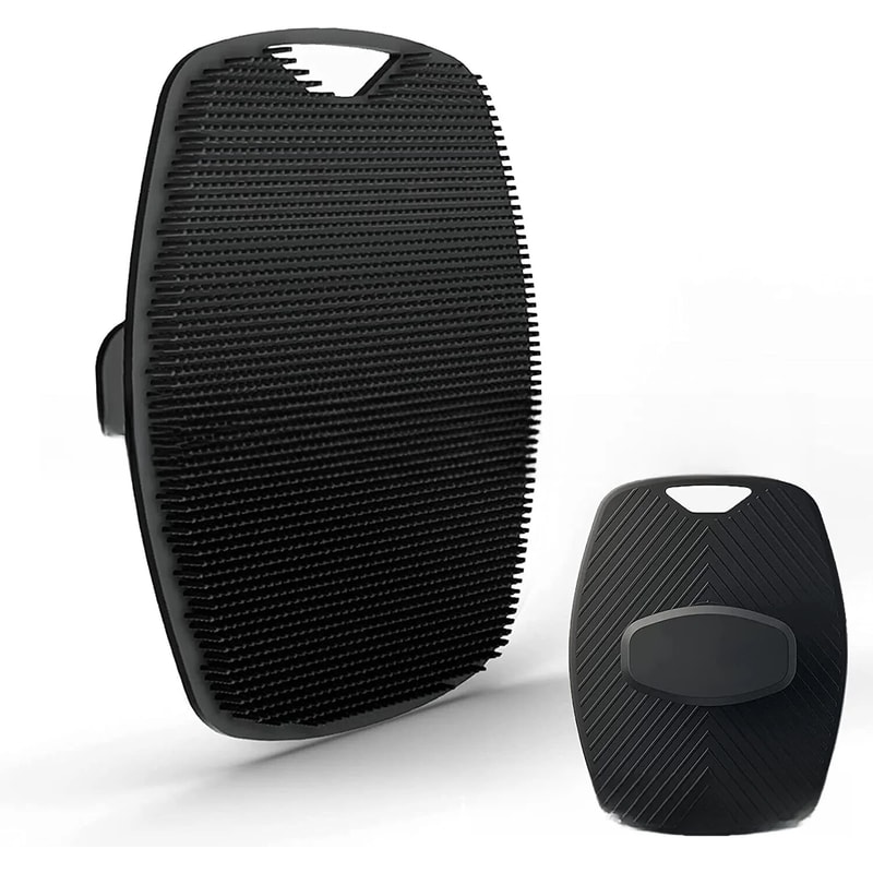 Silicone Exfoliating Bath Brush Wall Mounted Body And Face Cleaning Scrubber 5