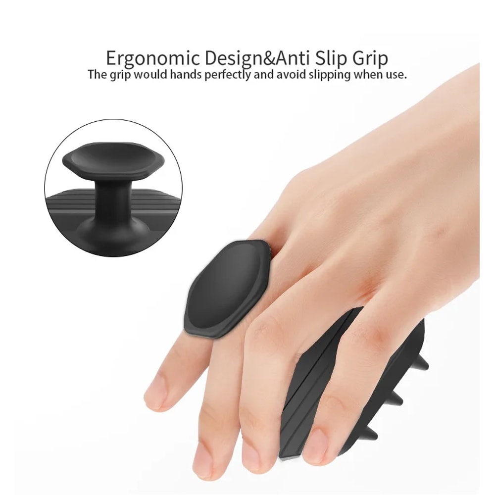 Silicone Scalp Massager Shampoo Brush For Deep Clean Hair Care 4