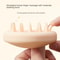 Silicone Scalp Massage Brush Hair Shampoo Comb For Wet And Dry Use 2