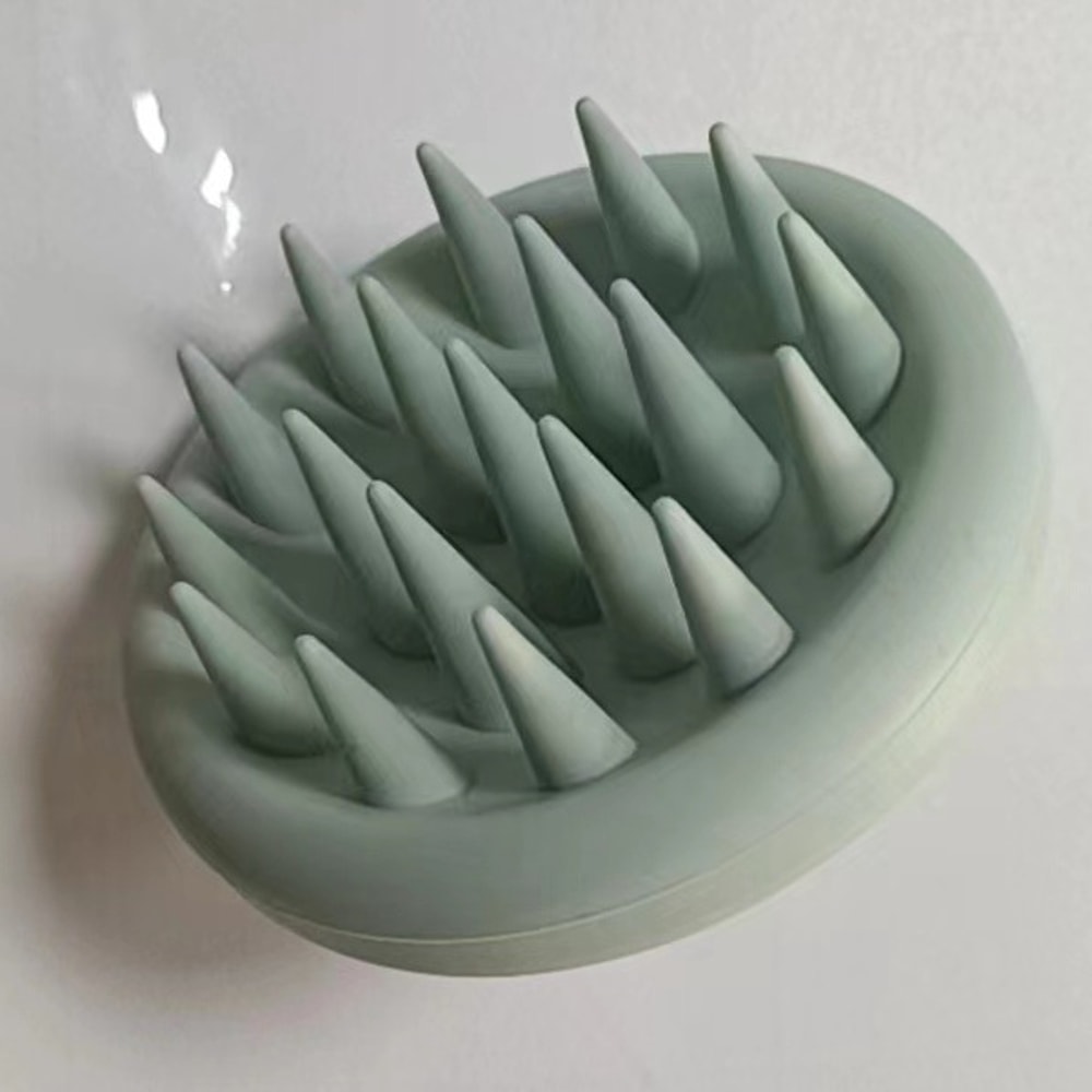 Silicone Scalp Massage Brush Hair Shampoo Comb For Wet And Dry Use 4