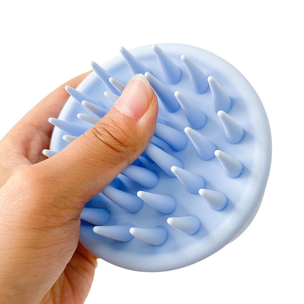 Silicone Scalp Massager Brush Hair Washing Exfoliating Shower Tool 2