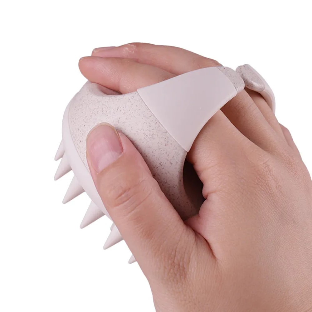 Silicone Scalp Massager Shampoo Brush Soft Hair Cleansing and Relaxation Comb