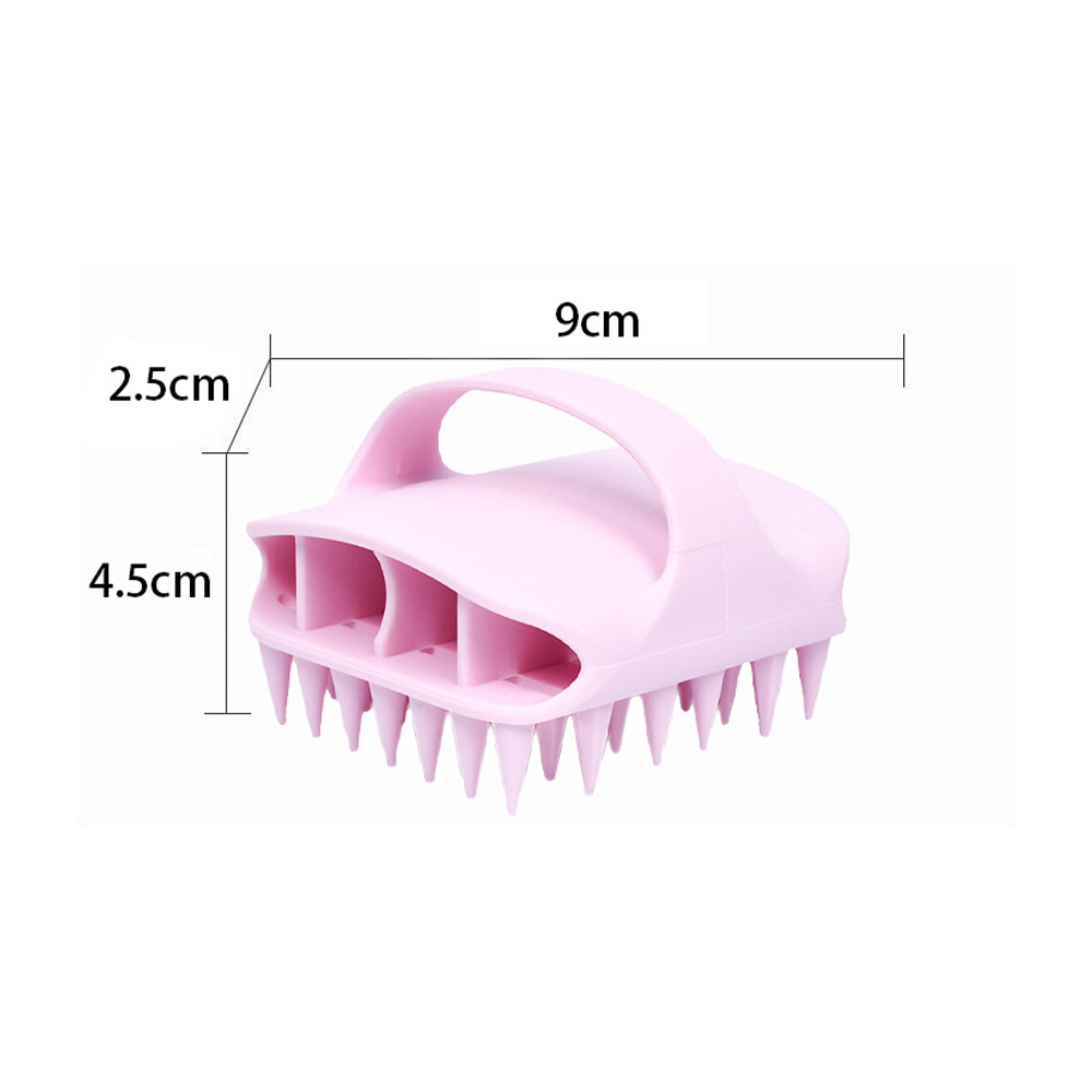 Silicone Scalp Massager Brush Deep Clean Shampoo Hair Growth Tool