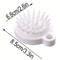Silicone Scalp Massage Shampoo Brush Deep Clean Hair And Body Scrubber 2