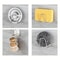 Stainless Steel Sink Sponge Holder Self Adhesive Kitchen Organizer Rack 2